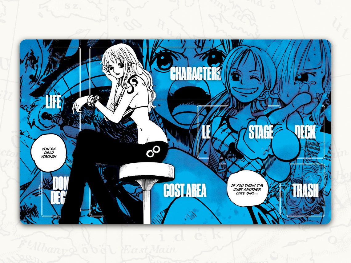 ONE PIECE TCG Playmat Nami Leader Playmat Etsy
