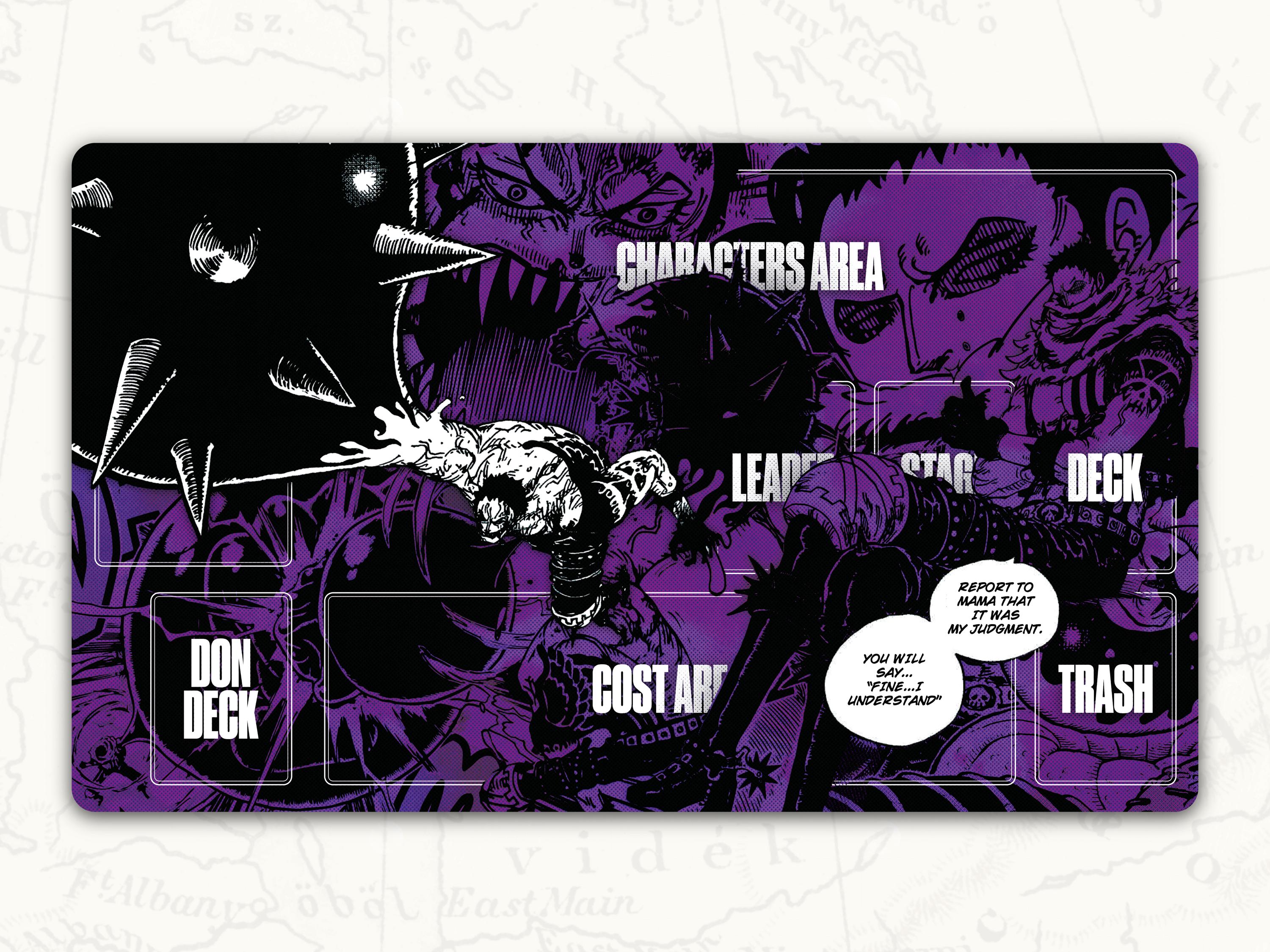 One Piece Tcg Katakuri Playmat - Etsy