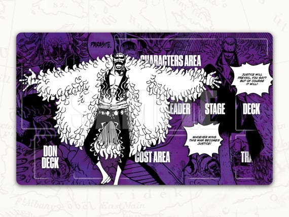 ワンピースTCGプレイマット：ドフラミンゴリーダープレイマット - Etsy