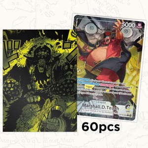 blackbeard card sleeves Pirates Cafe Standard Size Each card One Piece Blackbeard Card Sleeve