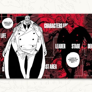 Tapis de jeu ONE PIECE TCG : Tapis de jeu Garp Leader