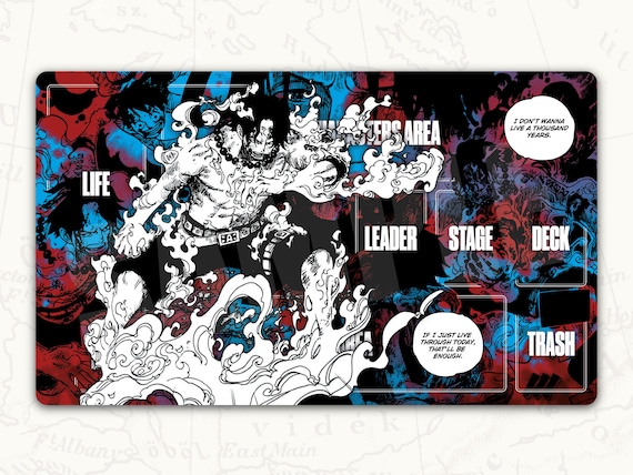 ONE PIECE TCG Playmat: Ace Leader Playmat - Etsy