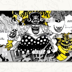 ÉÉN STUK TCG Speelmat: Big Mom Leader speelmat