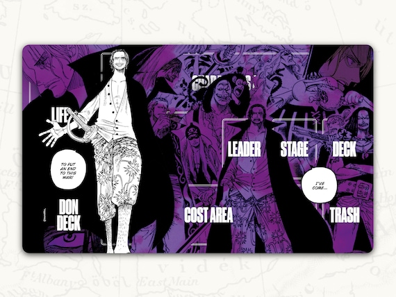 ワンピースTCGプレイマット：シャンクスリーダープレイマット