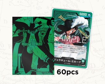 ONE PIECE TCG Sleeves: Mihawk Leader Sleeves x60pcs