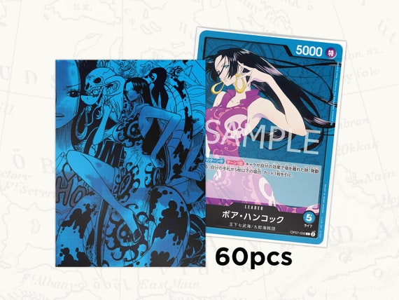 ONE PIECE TCG Sleeves: Boa Hancock Leader Sleeves X60pcs - Etsy