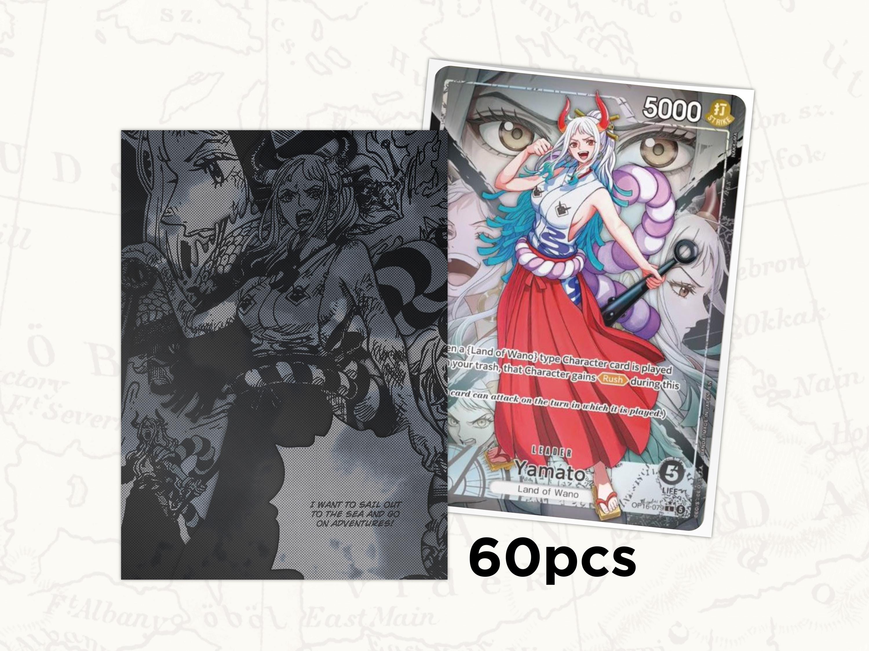 ONE PIECE TCG Sleeves: Yamato Leader Sleeves X60pcs - Etsy