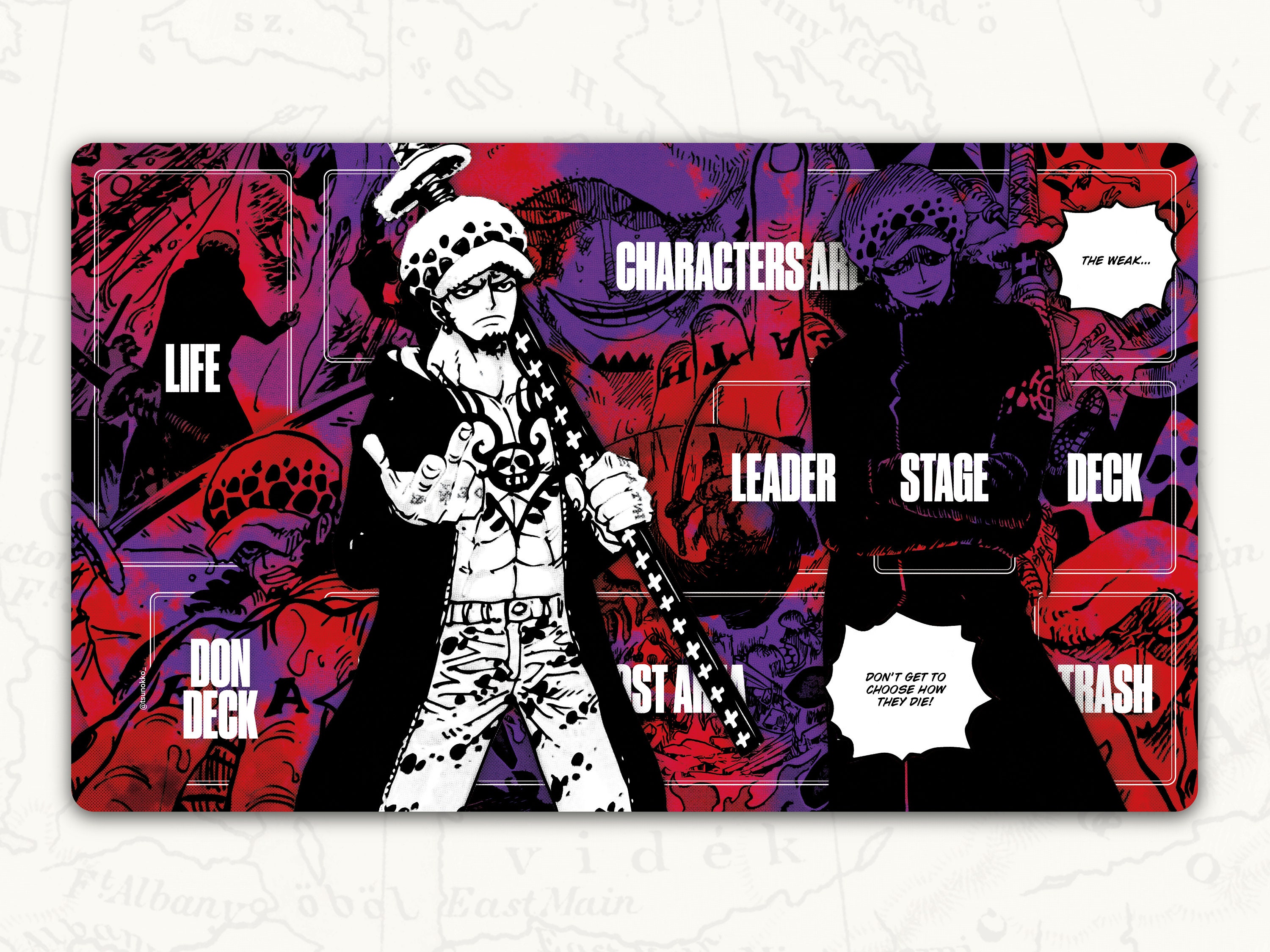 ONE PIECE TCG Playmat: Doflamingo Leader Playmat -  Portugal