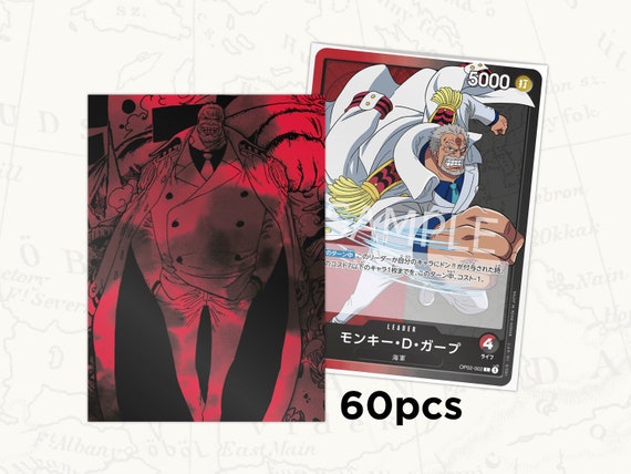 one piece card sleeves size TCG Sleeves: Garp Leader X60pcs Roger D Bandai ONE PIECE Card Game