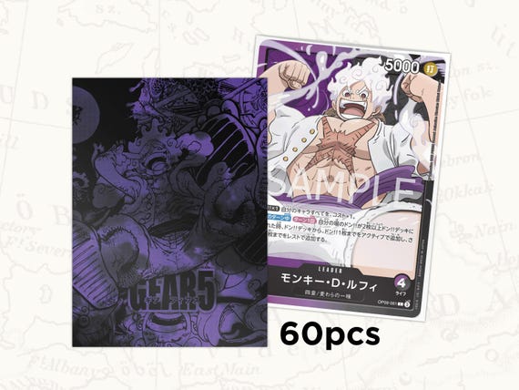 luffy card sleeves Gear 5 Ink Style Standard Size Matte Its yours if you want it ONE PIECE TCG Sleeves: Luffy
