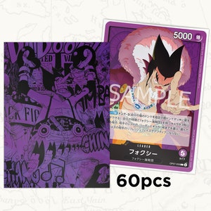 Pochettes ONE PIECE TCG : Pochettes Foxy Leader x60pcs