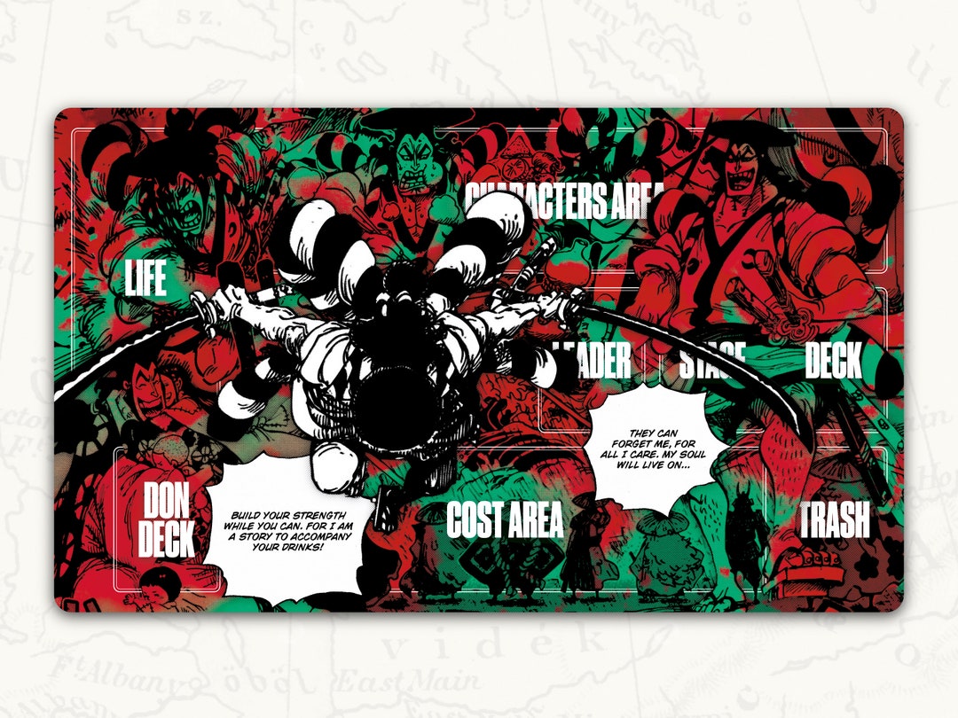 ONE PIECE TCG Playmat: Oden Leader Playmat - Etsy