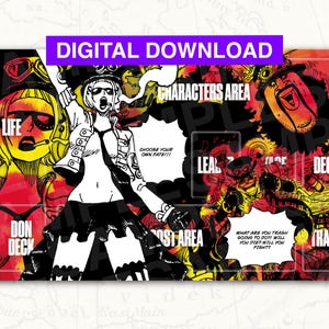 Digital ONE PIECE TCG Playmat: Belo Betty Red Yellow Leader Playmat
