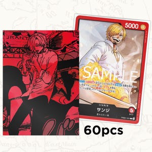 Mangas ONE PIECE TCG: Mangas Sanji Leader x60pcs