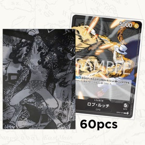 Mangas ONE PIECE TCG: Mangas Lucci Leader x60 peças