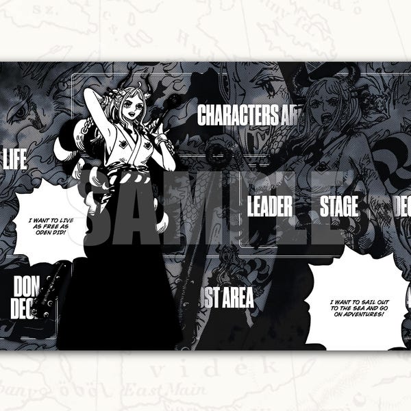 ONE PIECE TCG Playmat: Yamato Leader Playmat