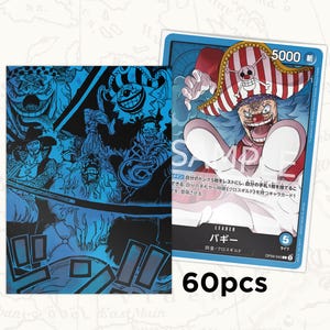 Fundas ONE PIECE TCG: Fundas Buggy Leader x60uds