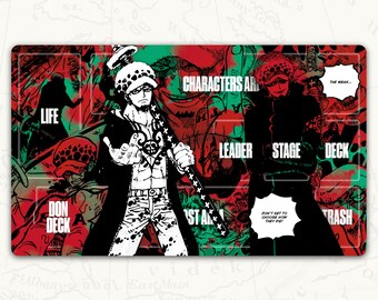 Please Obey The Law. EXキーパー10本セット　新品　未使用 ONE PIECE TCG Playmat: Law Leader Playmat - Etsy Israel
