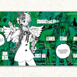 Tapis de jeu ONE PIECE TCG : Tapis de jeu Uta Leader