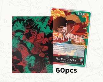 ONE PIECE TCG Sleeves: Oden Leader Sleeves X60pcs - Etsy