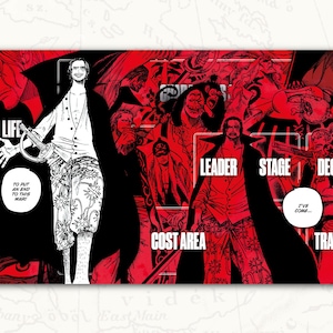ONE PIECE TCG Spielmatte: Shanks Leader Spielmatte