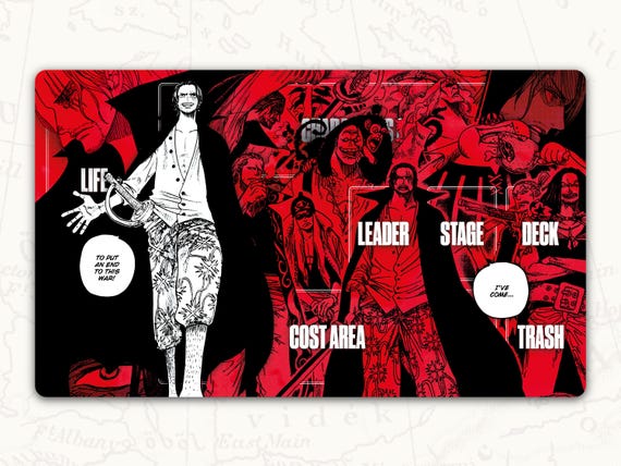 シャンクス プレイマット ワンピースTCGプレイマット：シャンクスリーダープレイマット