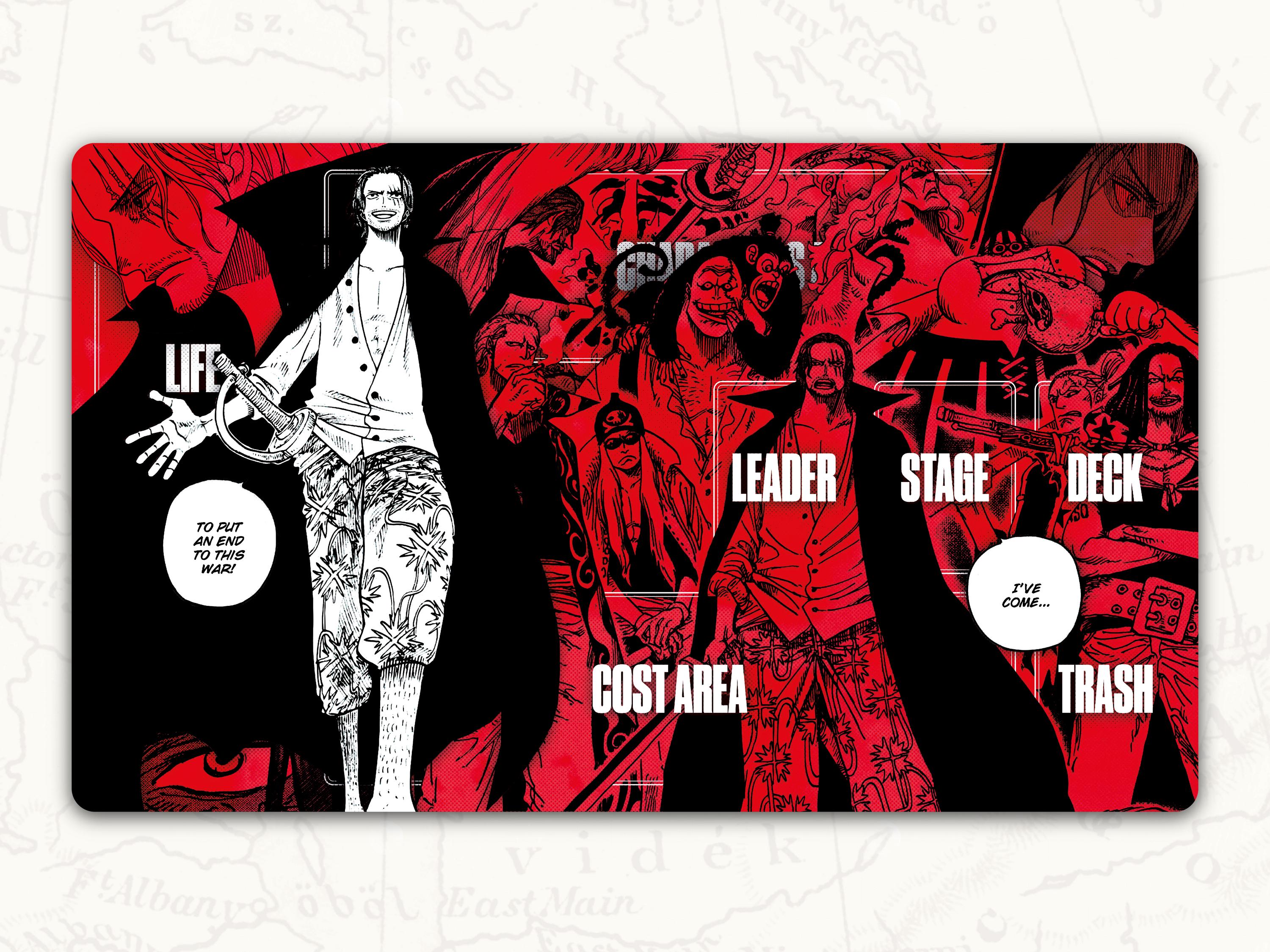 ONE PIECE TCG Playmat: Shanks Leader Playmat - Etsy 日本