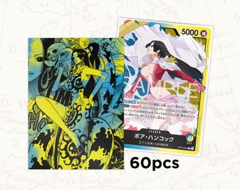 ONE PIECE TCG Sleeves: Boa Hancock Leader Sleeves X60pcs - Etsy