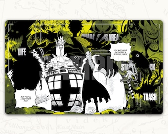 ゲッコー・モリア＆ペローナ ワンピースTCGプレイマット：スリラー