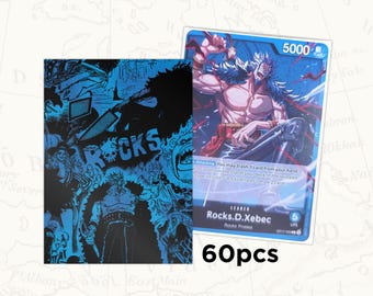 ONE PIECE TCG Sleeves: Rocks.D.Xebec Leader Sleeves x60pcs