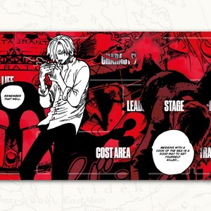 Tapis de jeu ONE PIECE TCG : Tapis de jeu Sanji Leader