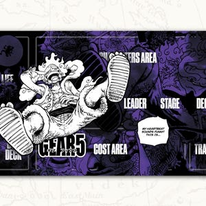 Tapis de jeu ONE PIECE TCG : Tapis de jeu Luffy Gear 5 Leader