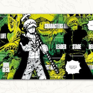 Tapis de jeu ONE PIECE TCG : Tapis de jeu Law Leader
