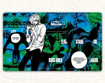 ワンピースTCGプレイマット：サンジリーダープレイマット - Etsy