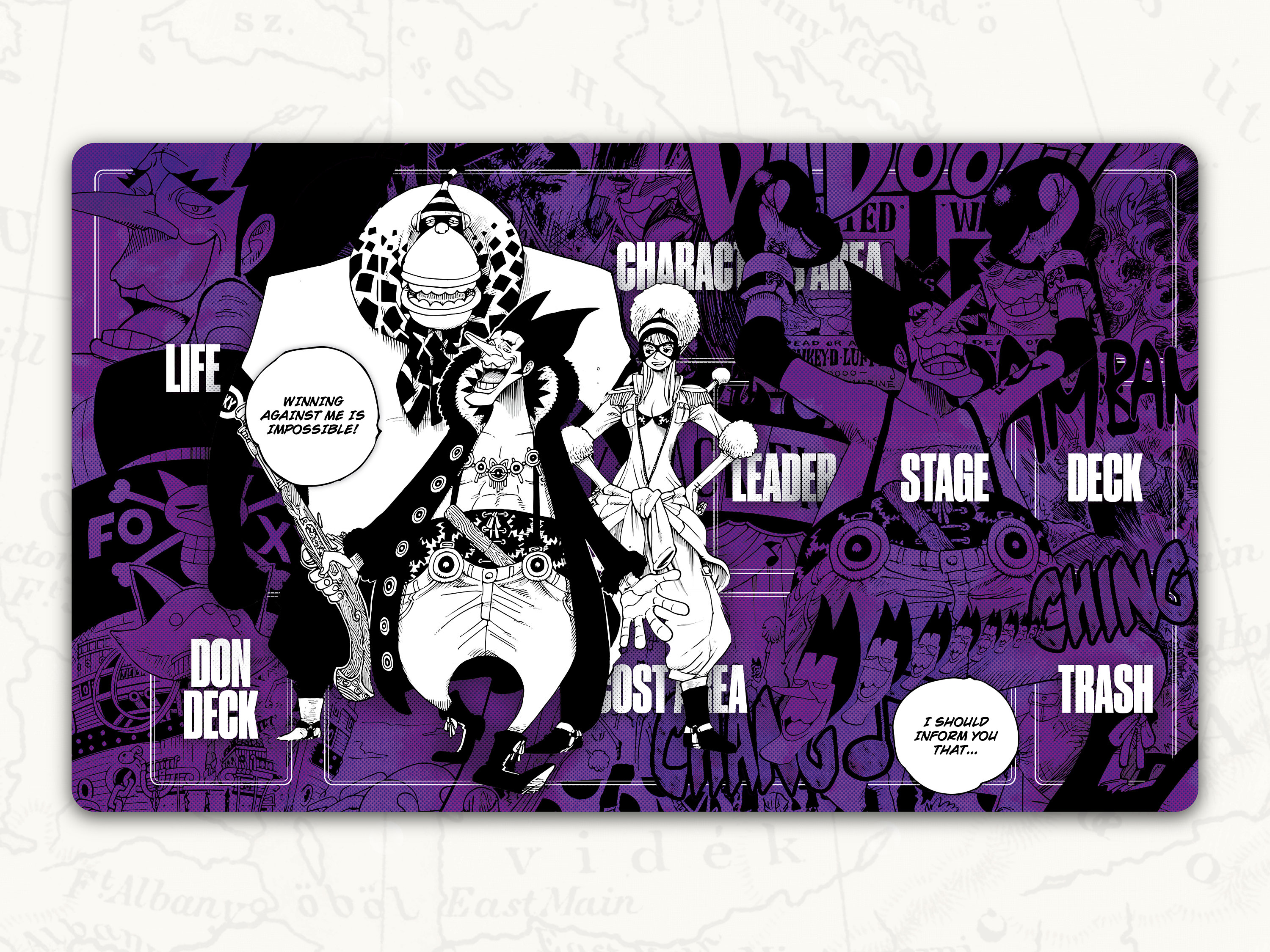 ONE PIECE TCG Playmat: Foxy Leader Playmat - Etsy