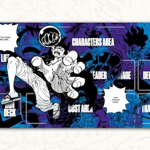 Tapis de jeu ONE PIECE TCG : Tapis de jeu Luffy Leader
