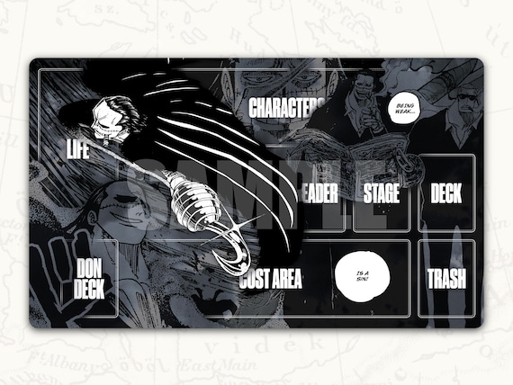 ワンピースTCGプレイマット：クロコダイルリーダープレイマット - Etsy