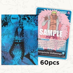 Mangas ONE PIECE TCG: Mangas Líder Doflamingo x60pcs