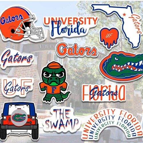 University of Florida Stickers/ UF Florida Gators Vinyl Decal Etsy