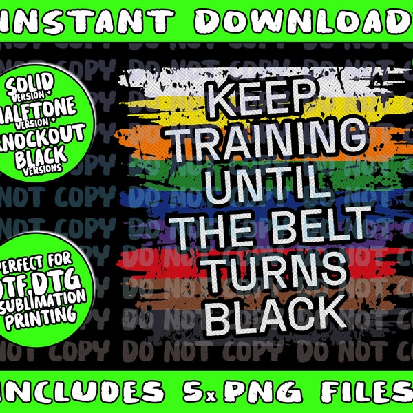 Black Belt Keep Training Martial Art Karate Tae Kwon Do Kick Png Bundle, Trending Png, Popular Printable