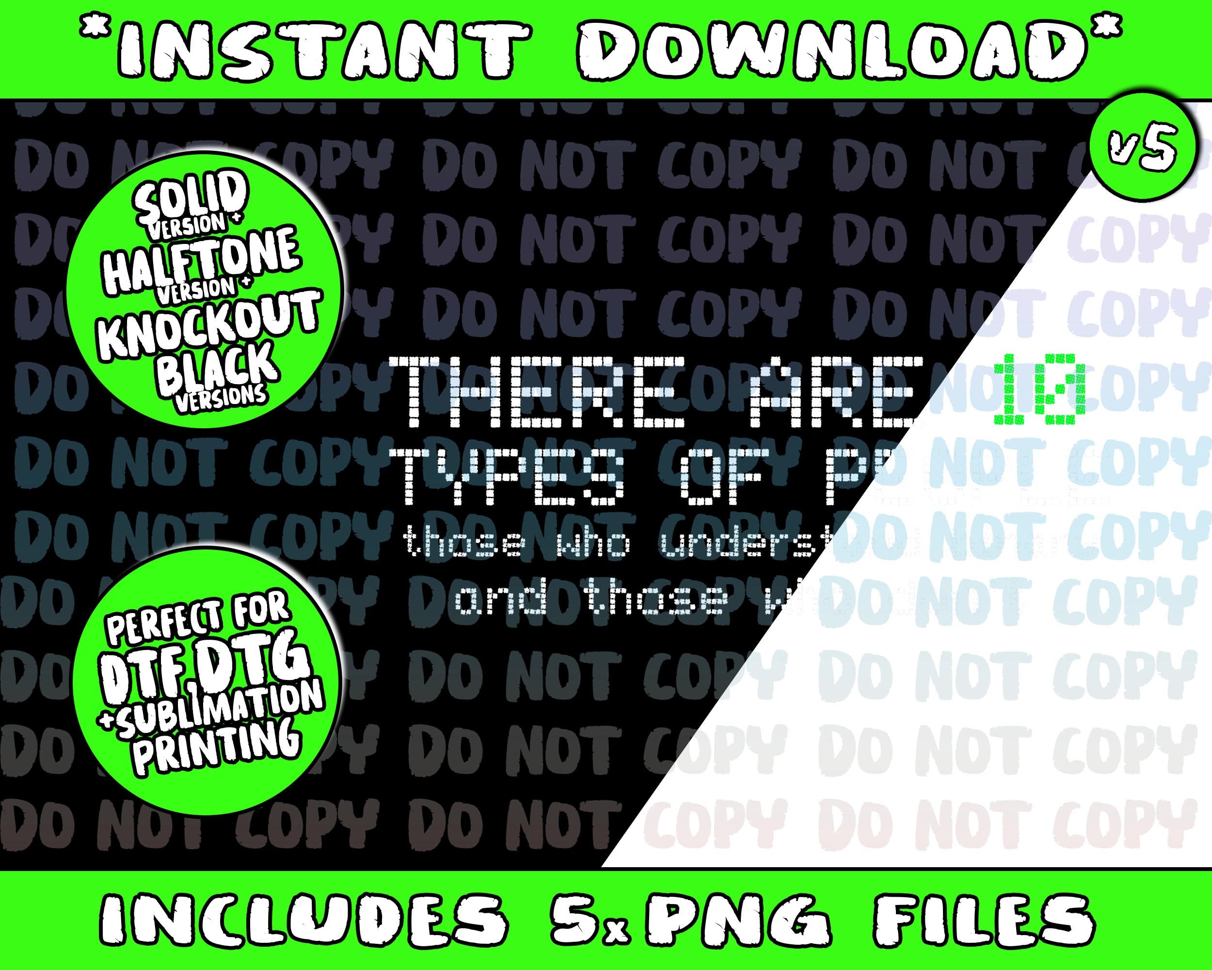 There Are 10 Types of People Binary Funny Computer Nerd Gift - Etsy UK