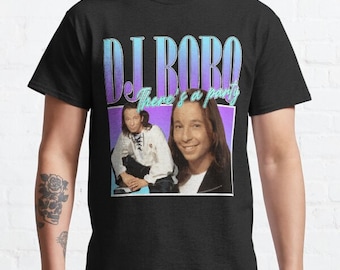 T-shirt, felpa, felpa con cappuccio classica Eurodance stile anni '90 DJ Bobo - 40624