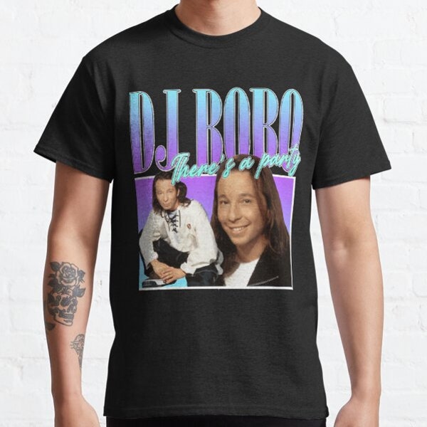 DJ Bobo 90s Style Eurodance Classic T-Shirt, Sweatshirt, Hoodie - 40624