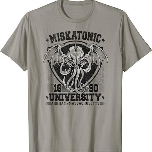 Miskatonic Cthulhu University 1690 Camiseta, sudadera y sudadera con capucha de ficción de terror - 30007