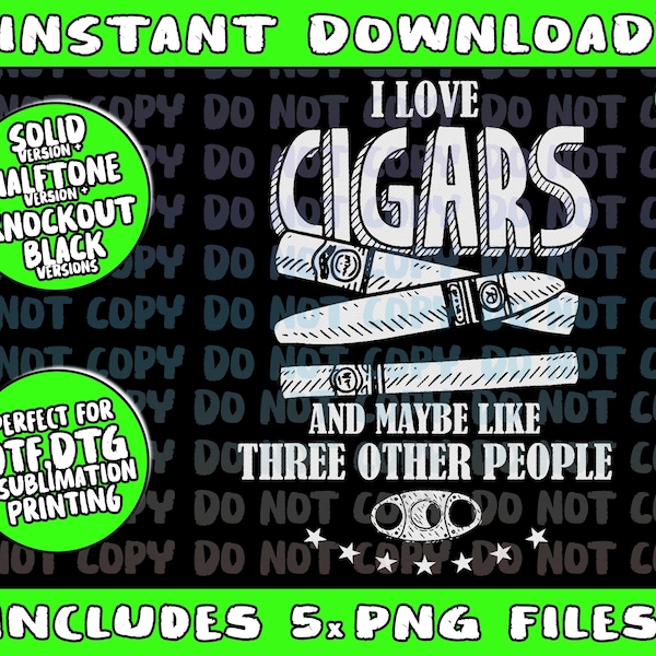 Funny Cigar Accessories Gifts Set Cigar Lover Party Smokers Png Bundle, Trending Png, Popular Printable