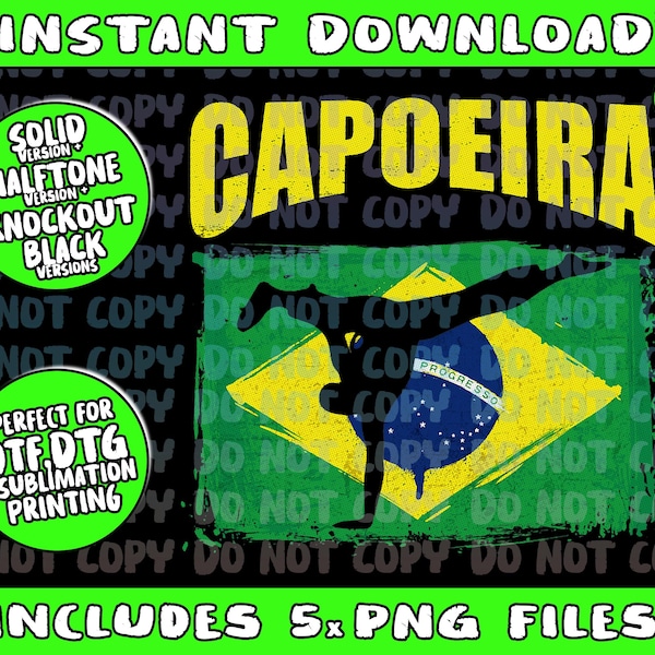 Capoeira Brazilian Flag Brazil Bride Martial Art Dance Png Bundle, Trending Png, Popular Printable