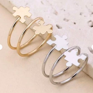 Puzzle piece ring set clearance