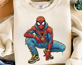 Spidey Hero PNG | Superhero Sublimation File for T-Shirts & Cricut – High-Resolution Digital Download