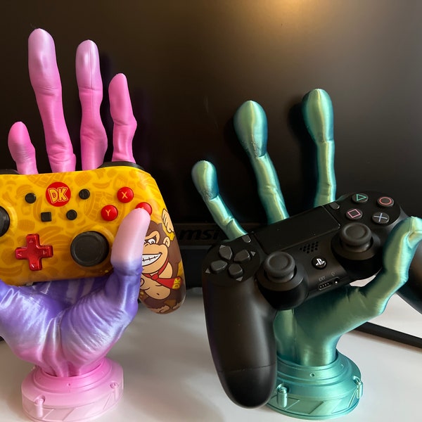 Controller Halter Alien Hand, Zocker und Gaming Utensil, Geschenk für Gamer, 3D Druck, PLA, Ständer