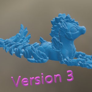 Mythical Hippocampus Sea Horse | Adult Fidget Toy | CinderWing3D